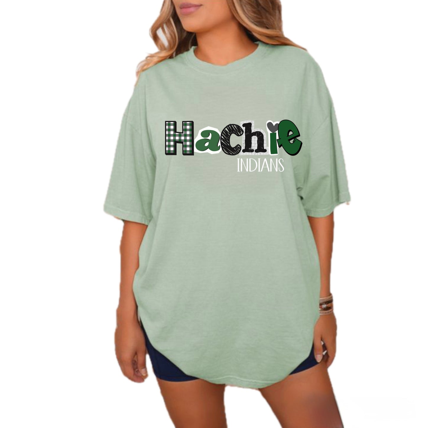 Hachie Letter Tee. WHS Cheer