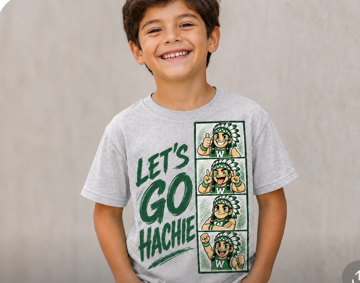 Let's Go Hachie Youth Tee