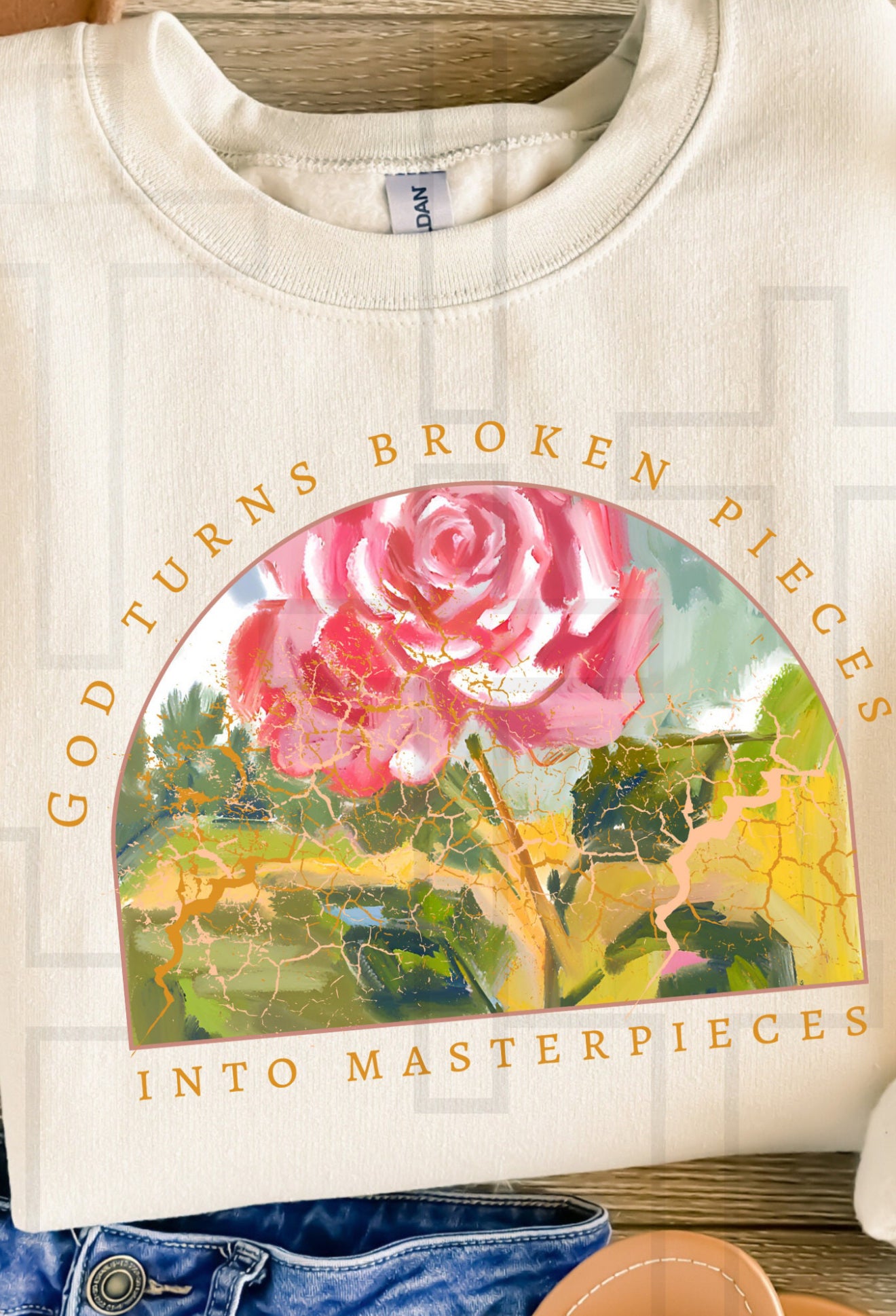 God turns broken pieces into masterpieces