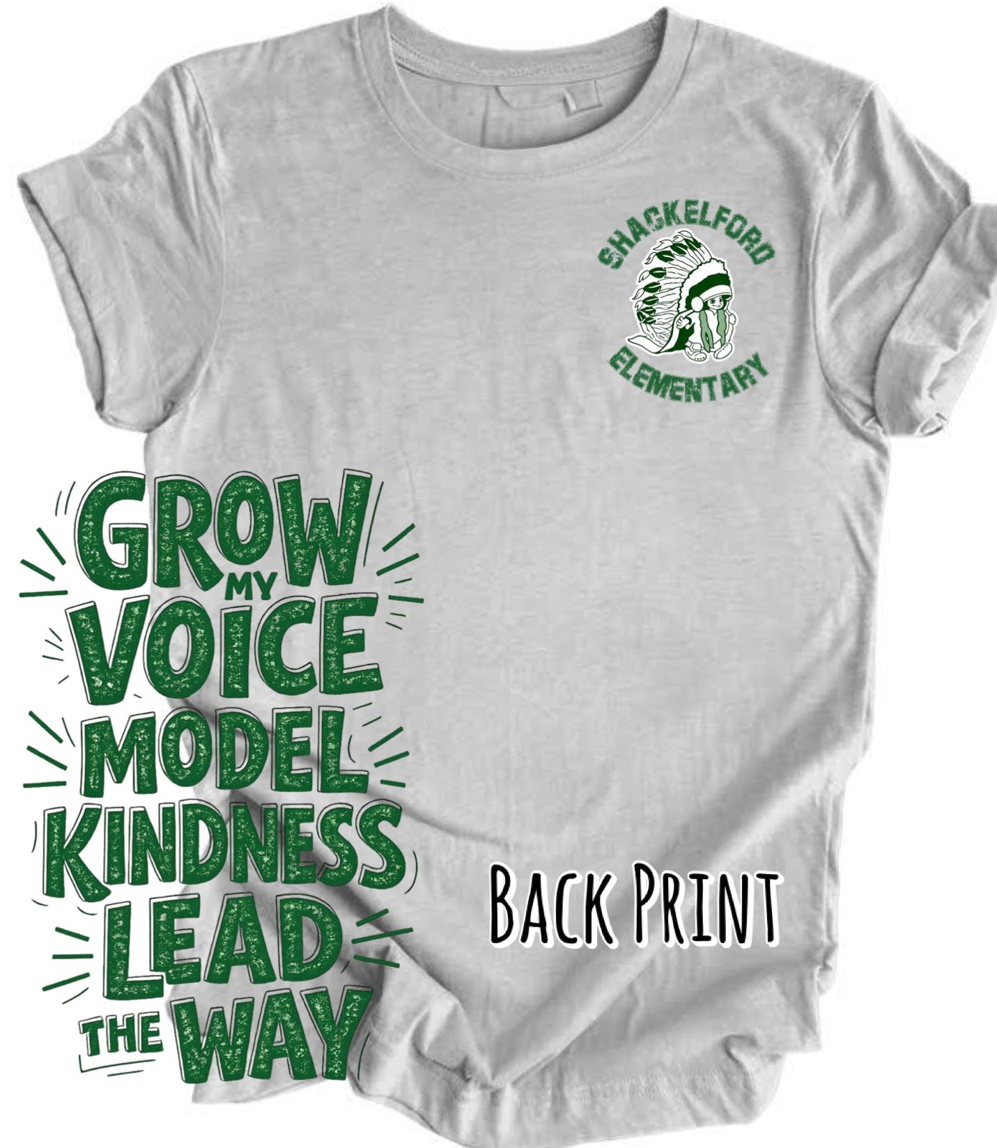 Lead the Way Grey Tee . Shackelford
