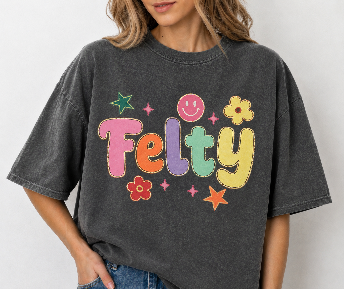 Any Word Colorful Personalization Tee