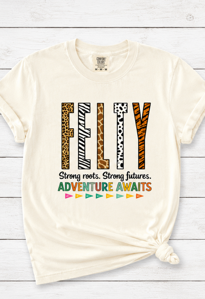 Felty Theme Tee --All Sizes. - FE