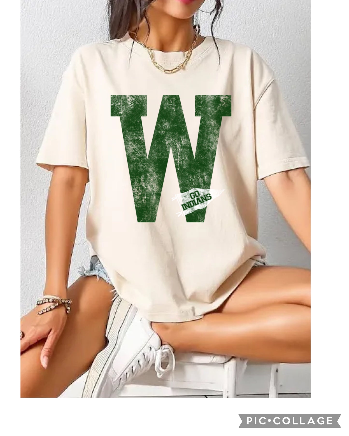 Distressed W HC