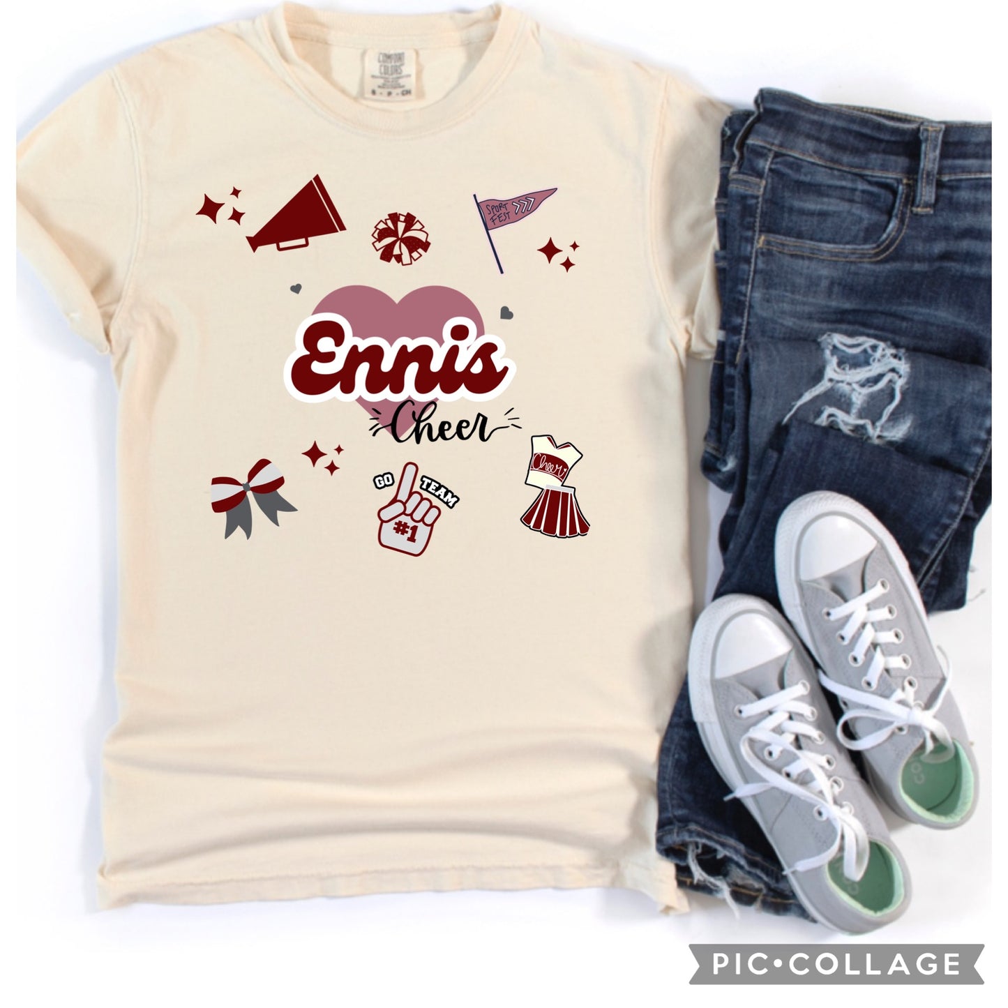 Any School Cheer Tee
