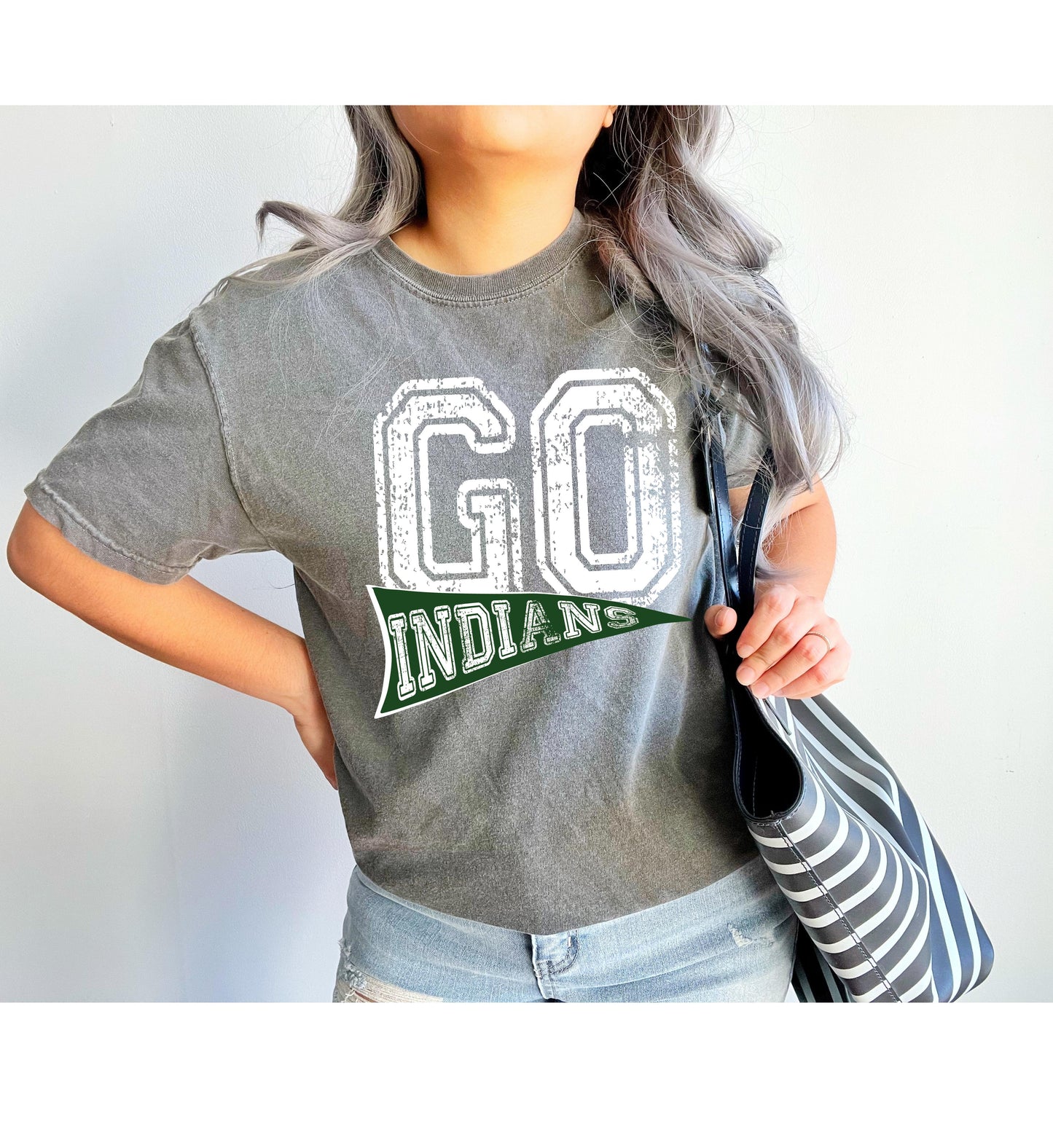 Go Indians Tee. WHS Cheer