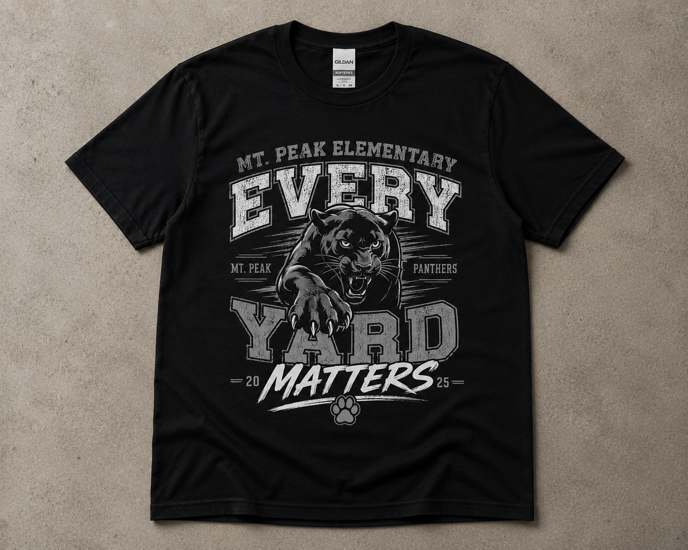 Mt. Peak Every Yard Matters Tee All Sizes
