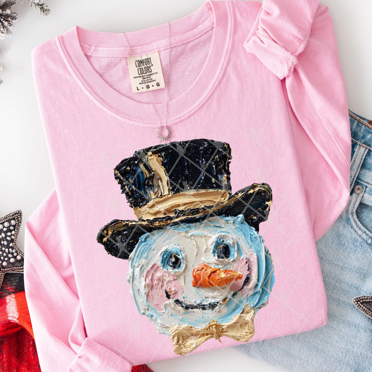 Faux Painted Frosty