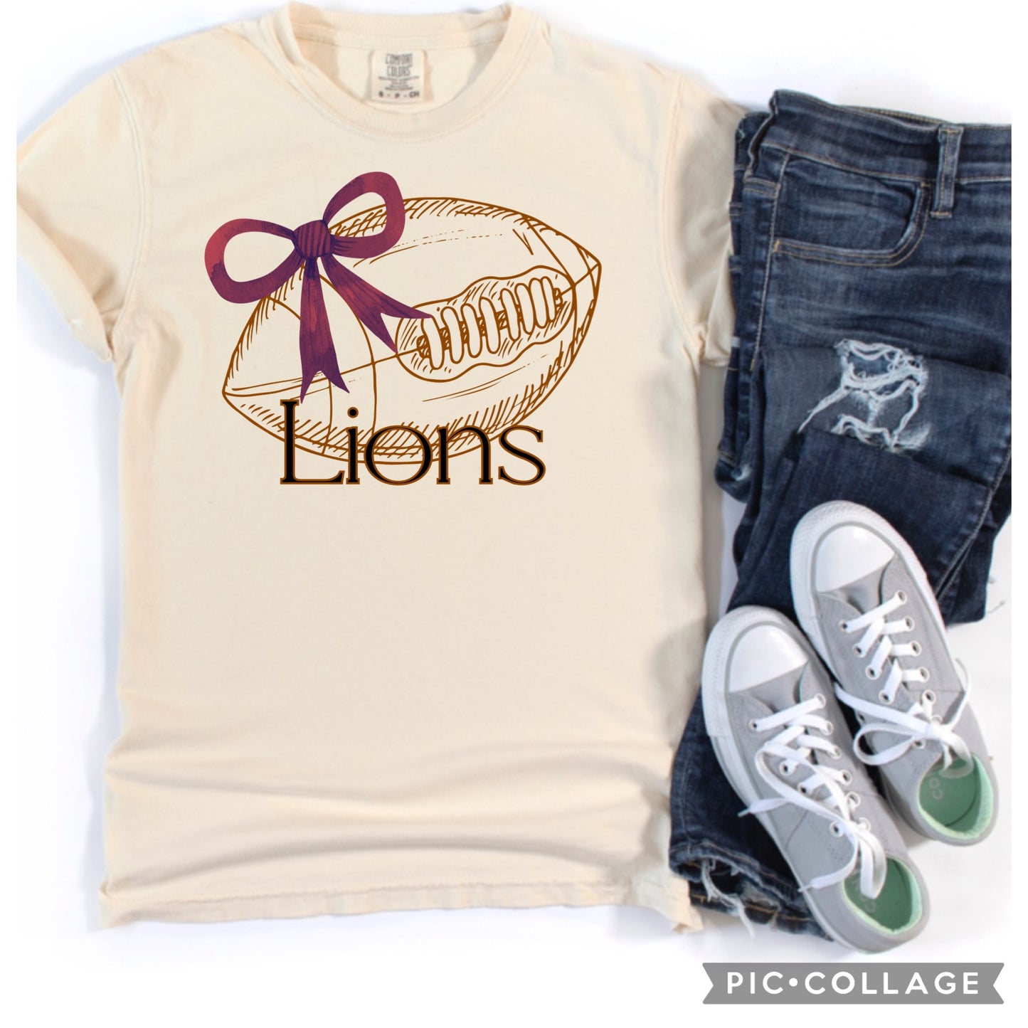 Any Mascot Football Tee