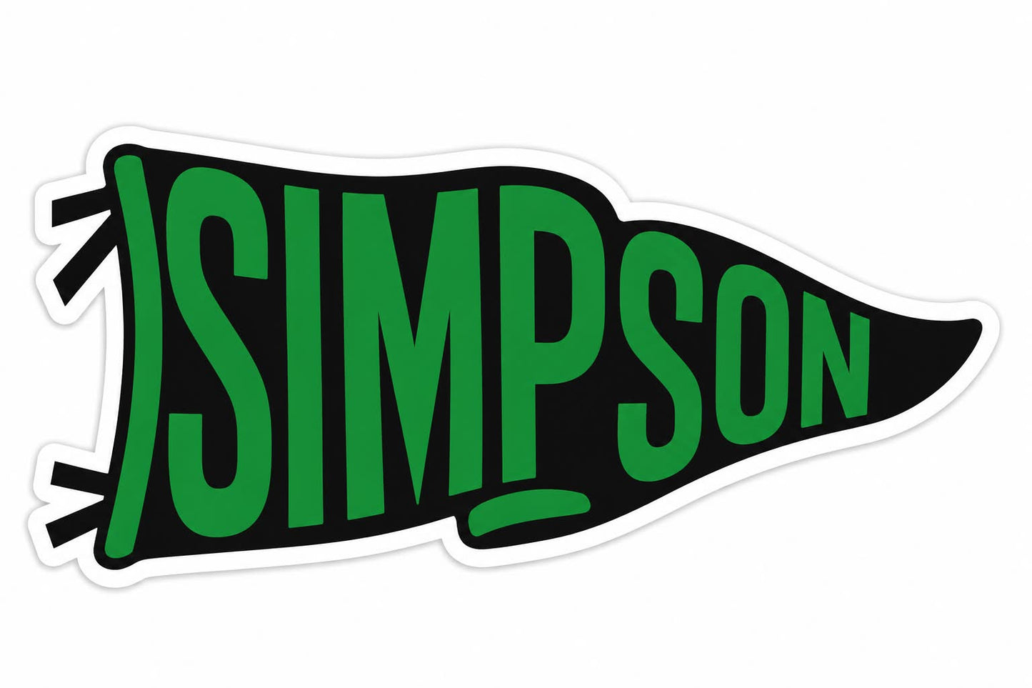 Simpson Water Bottle Sticker- SE
