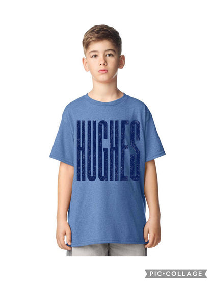 Hughes Large Print Tee --All Sizes.  -HH