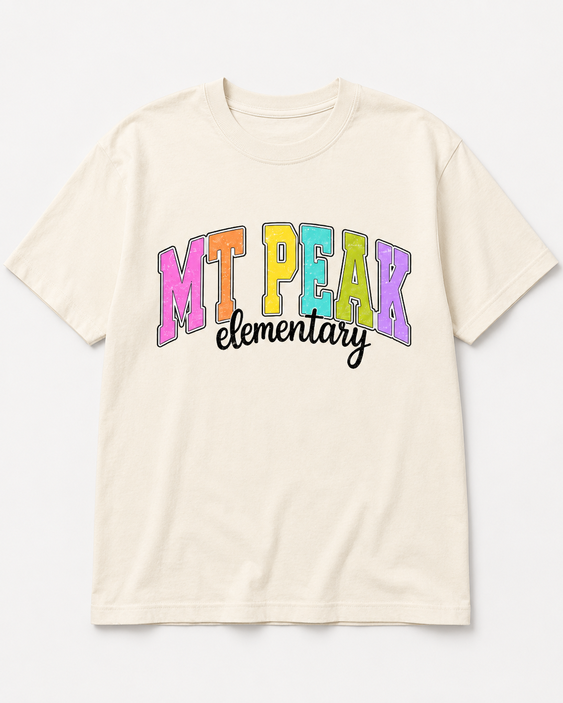 Mt. Peak Bright Varsity Tee All Sizes