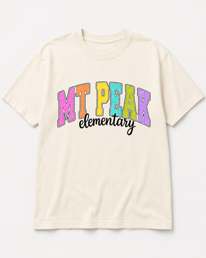 Mt. Peak Bright Varsity Tee All Sizes
