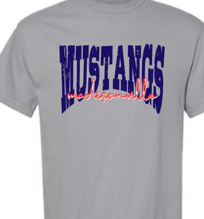 Any School Distressed Mascot Tee