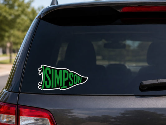Simpson Car Decal Sticker- SE