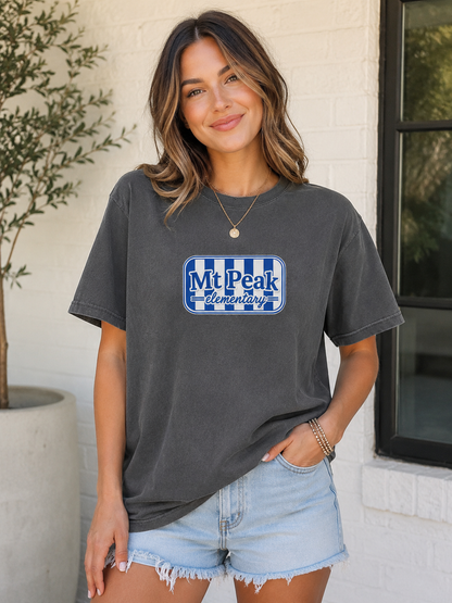 Mt. Peak Striped Logo Tee All Sizes
