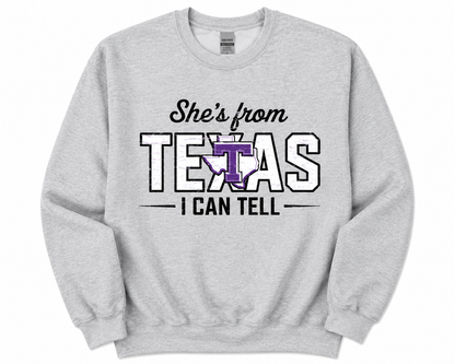 Tarleton She’s from Texas