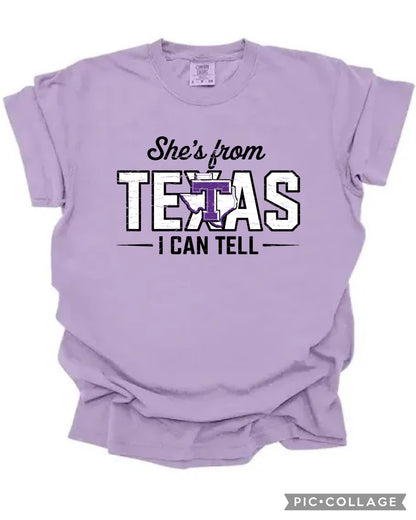 Tarleton She’s from Texas