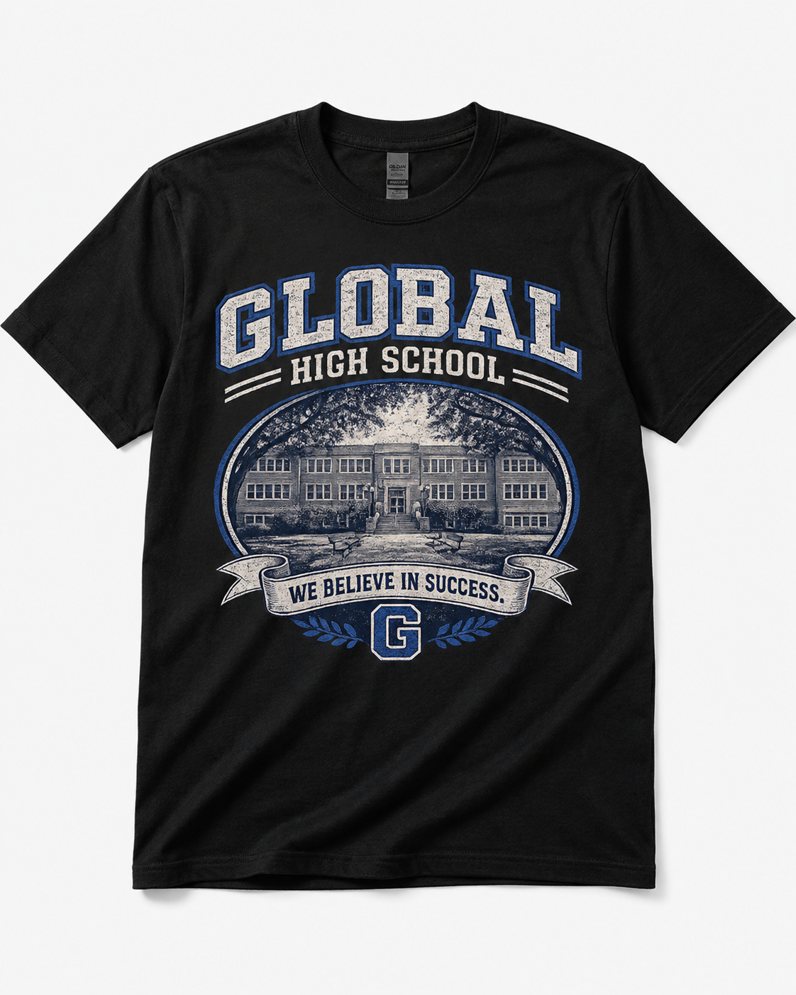Global Vintage building Tee GH
