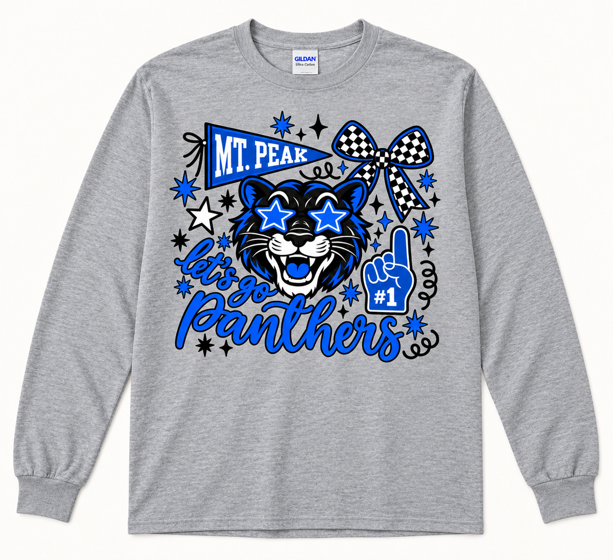 Mt. Peak Panther Collage Long Sleeve (Copy)