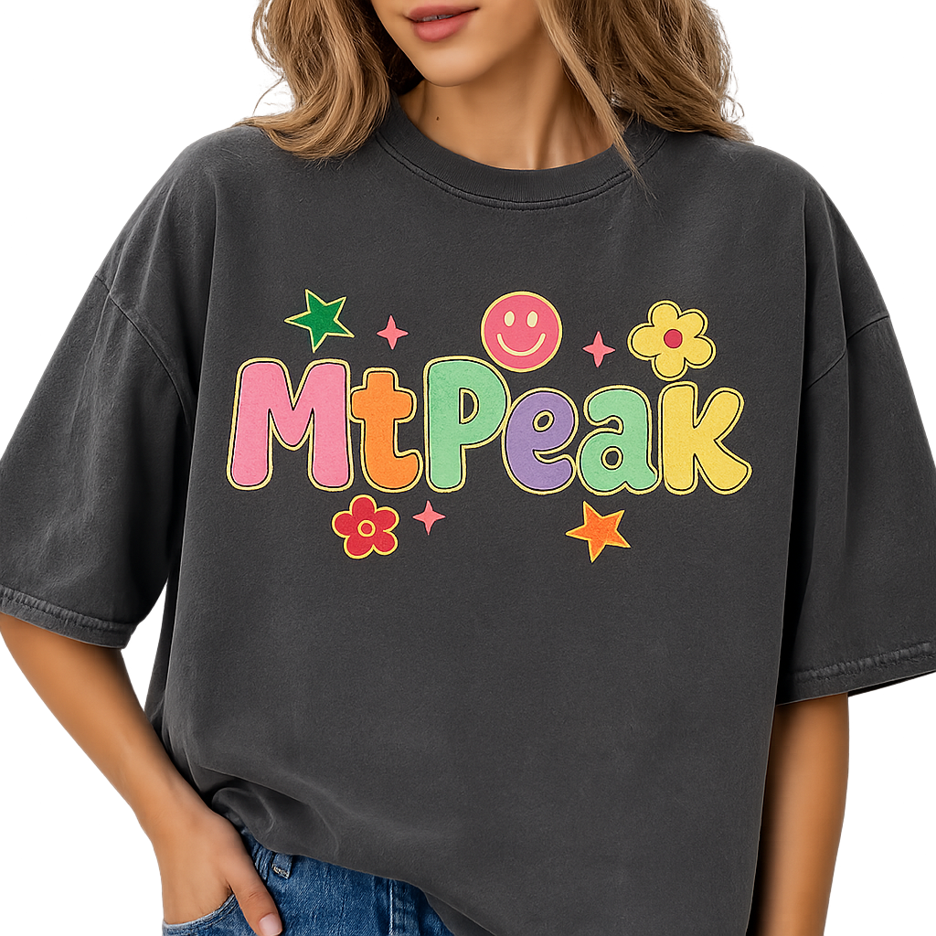 Mt. Peak Smiley Tee All Sizes