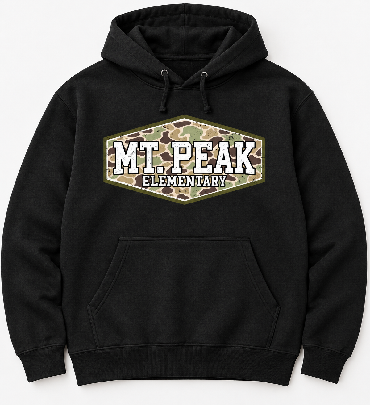 Mt. Peak Camo Hoodie All Sizes