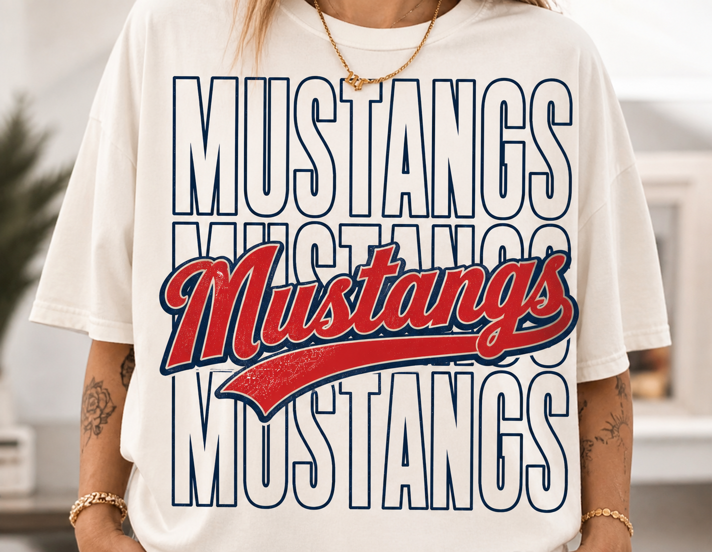 Any mascot repeat tee