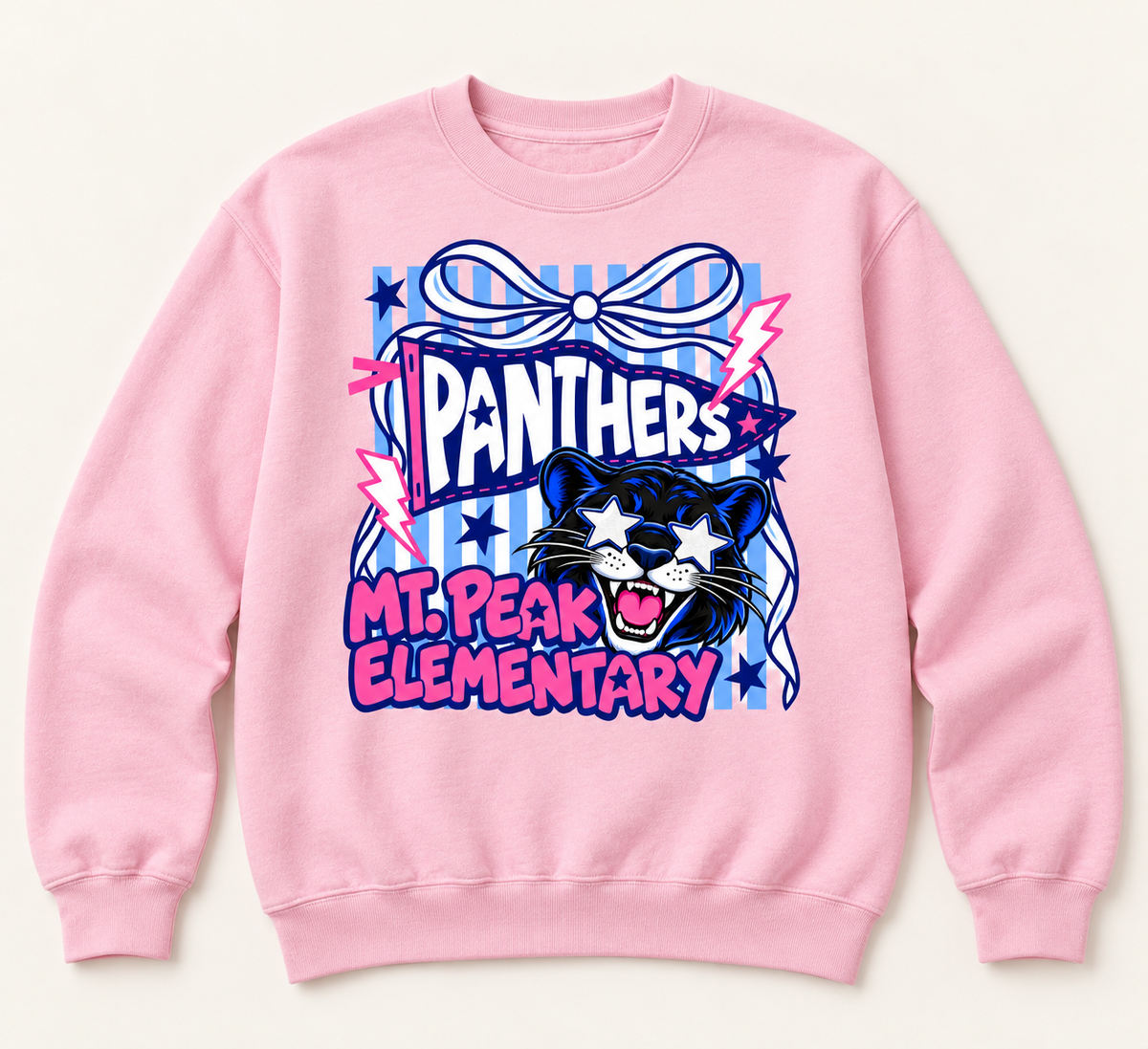 Mt. Peak Pennant  Stripe  Long Sleeve
