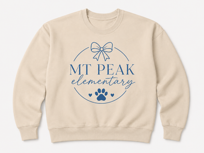 Mt. Peak Bow and Paw Sweatshirt Adult Only