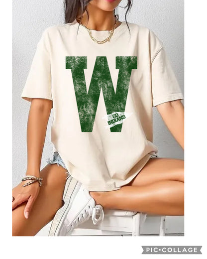 Distressed W  HC