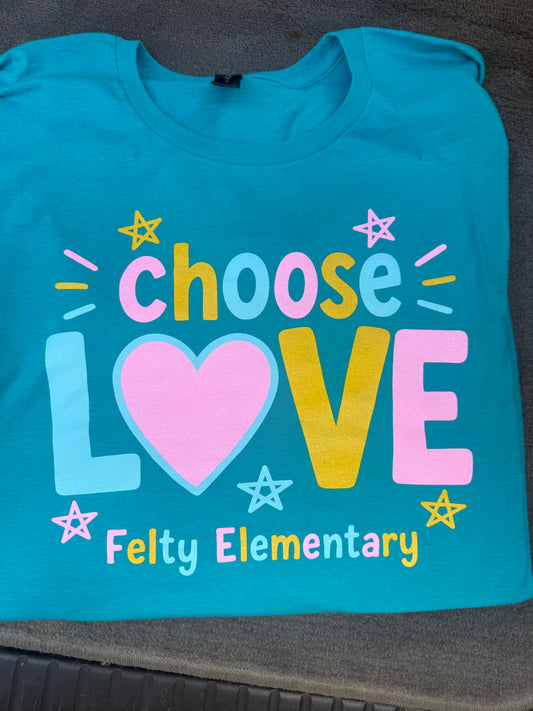 Felty Choose Love Tee. FE