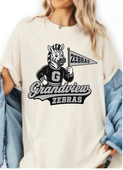 Retro Varsity Mascot Any Team
