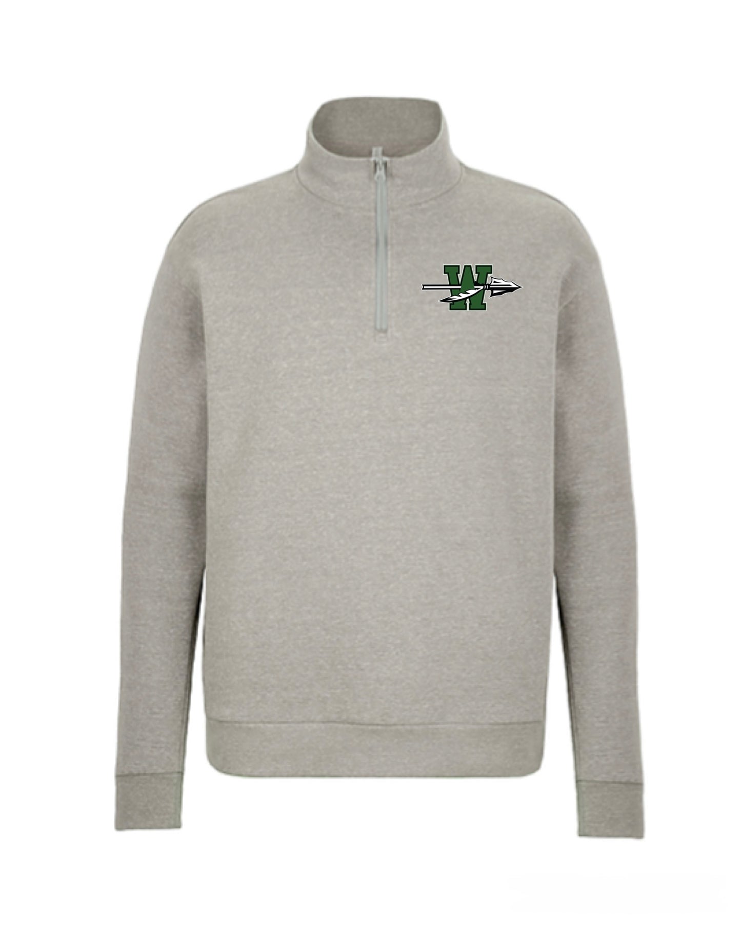 Embroidered Quarter Zip Pullover Jacket W logo.  WHS Cheer