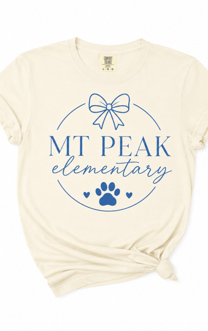 Mt. Peak Bow and Paw Tee All Sizes