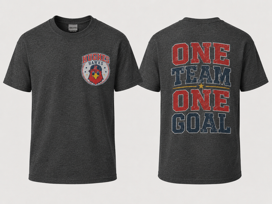 Hughes One Team  Tee --All Sizes.  -HH