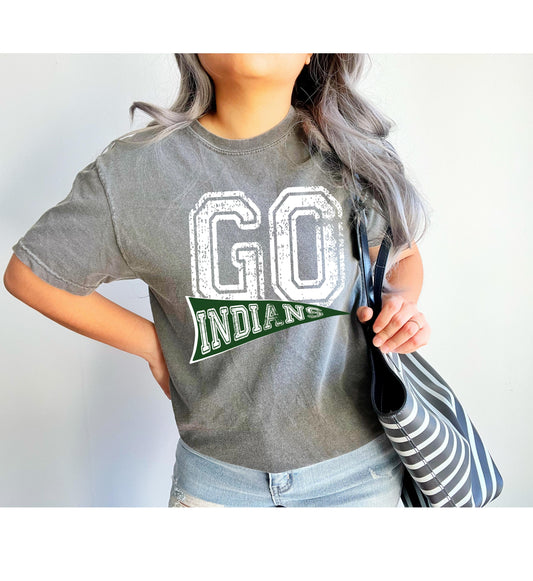 Go Indians Tee.   WHS Cheer