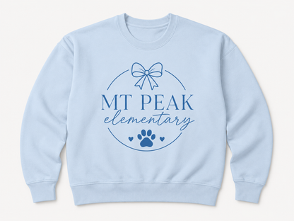 Mt. Peak Bow and Paw Sweatshirt Adult Only