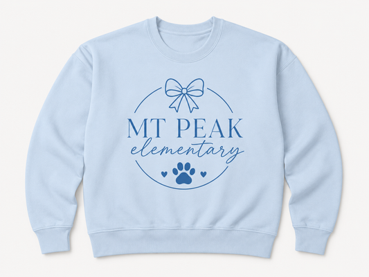 Mt. Peak Bow and Paw Sweatshirt Adult Only