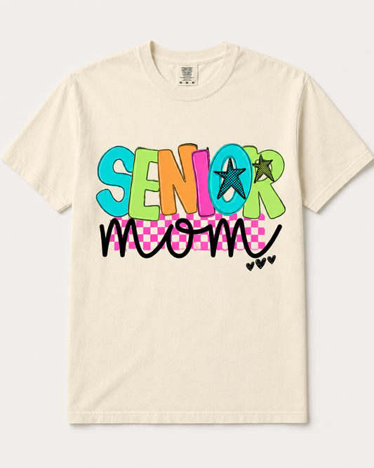 Band Mom Checkered Tee