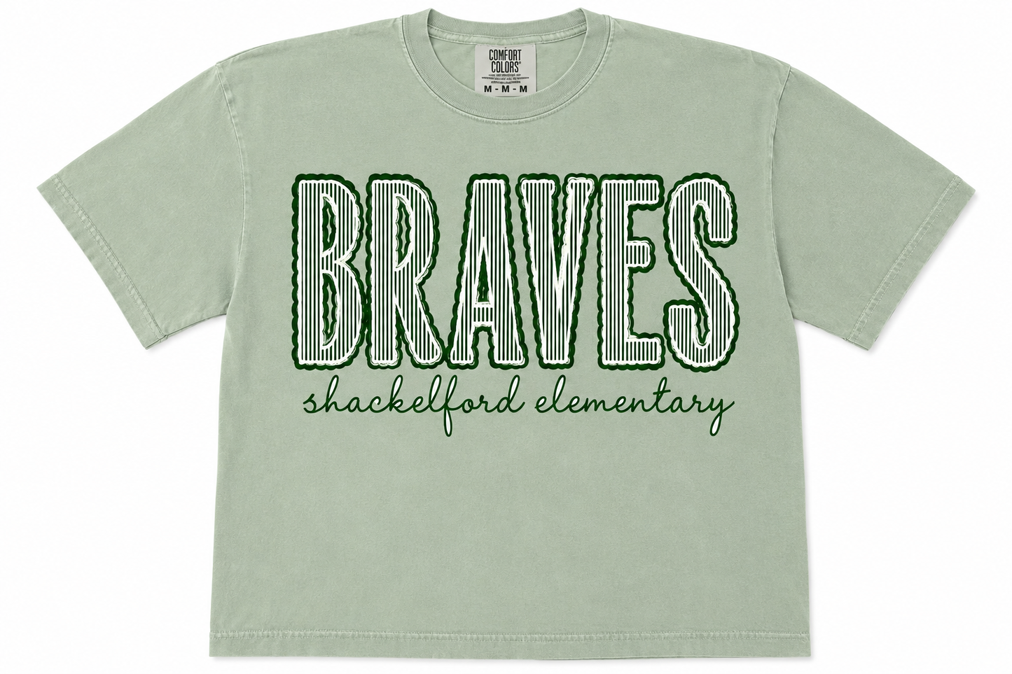 Braves Stripe Logo Tee All Sizes