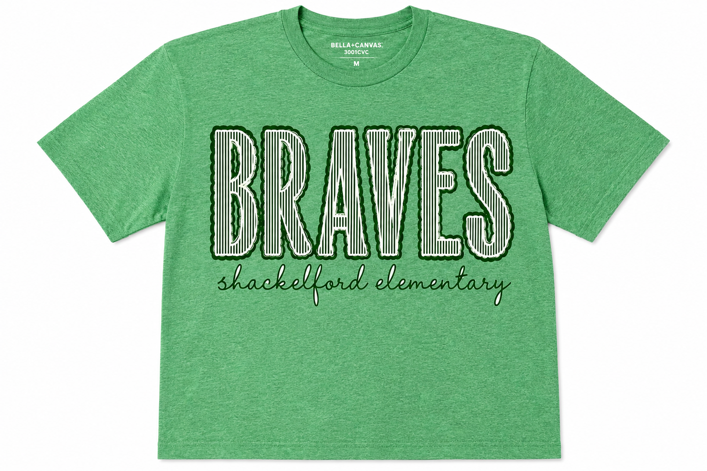 Braves Stripe Logo Tee All Sizes