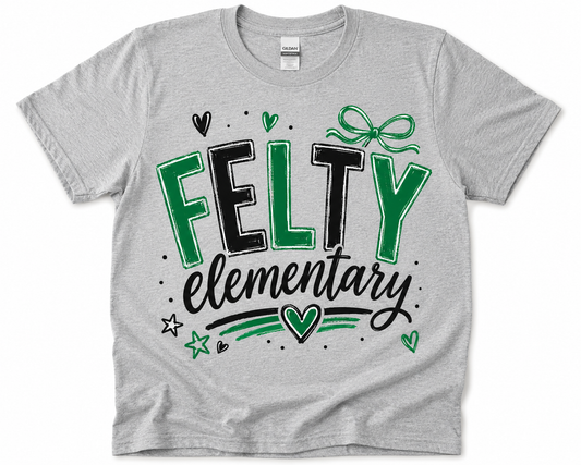 Youth Felty Girly Tee - FE