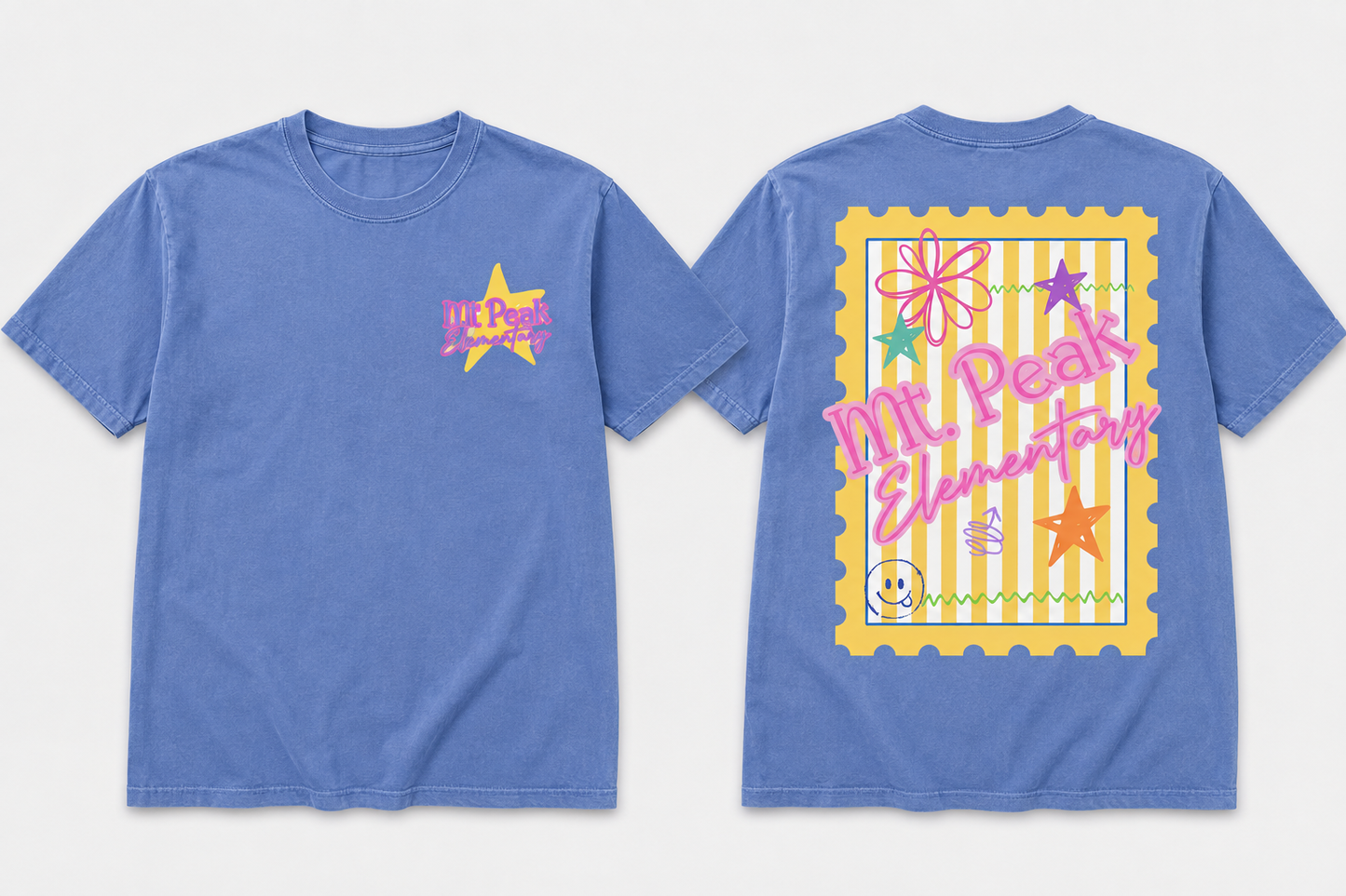 Mt. Peak Whimsy Stripe Tee All Sizes