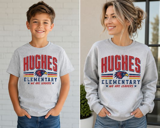 Hughes Classic Tee --All Sizes.  -HH