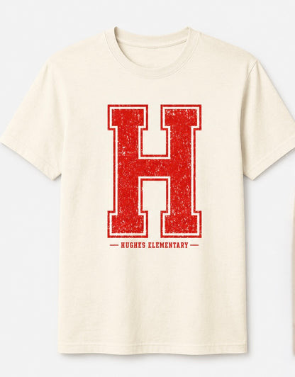 Hughes Large H Tee --All Sizes.  -HH