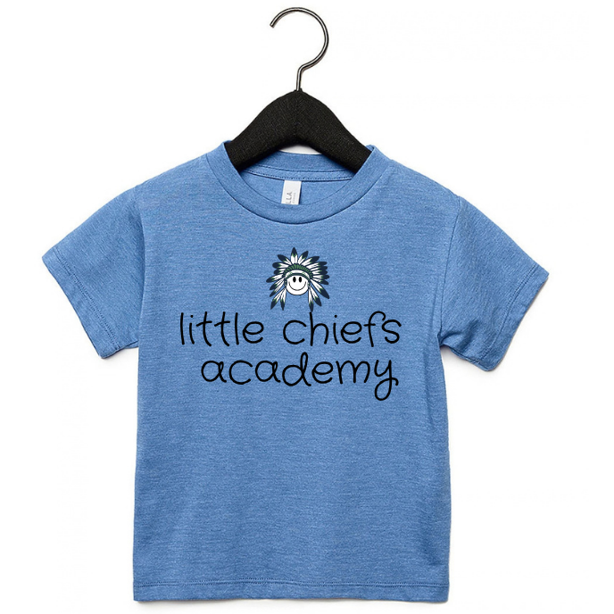 TODDLER Emoji Little Chiefs Blue Tee - LCA
