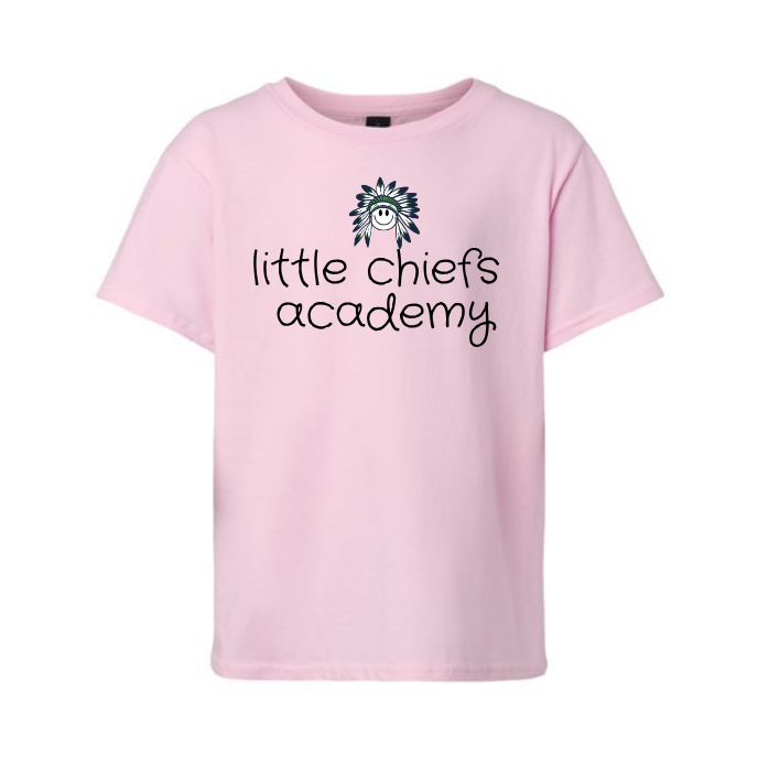 YOUTH Emoji Little Chiefs Pink Tee - LCA