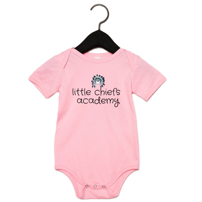 INFANT Emoji Little Chiefs Pink Onesie - LCA
