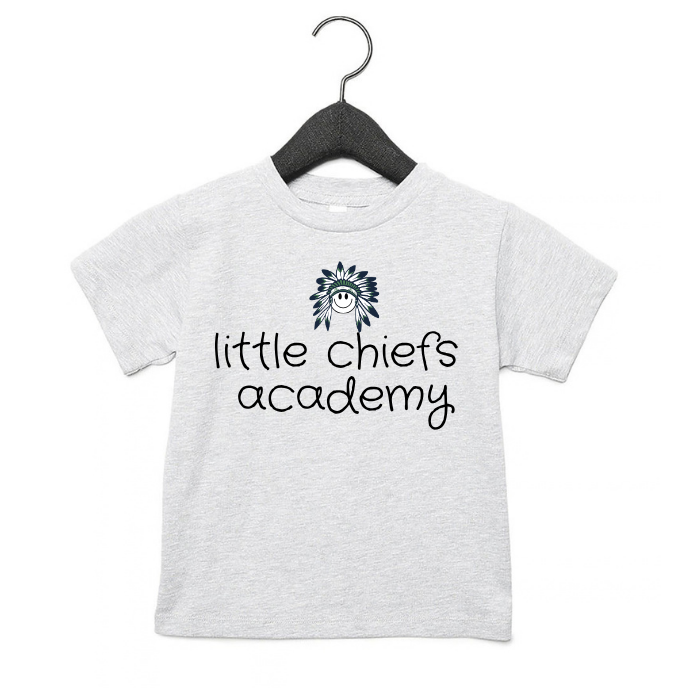 TODDLER Emoji Little Chiefs Grey Tee - LCA