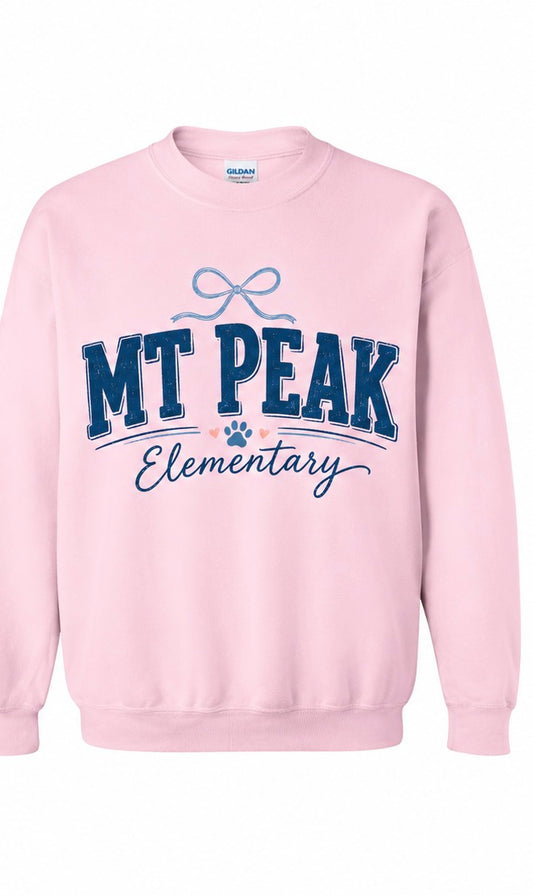 Mt. Peak Bow Sweatshirt All Sizes