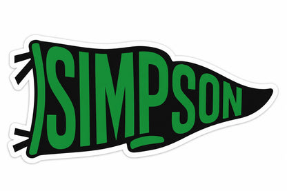 Simpson Water Bottle Sticker- SE